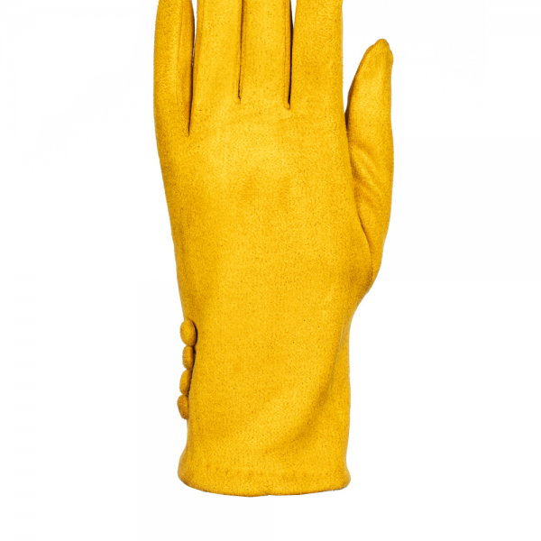 Γυναικεία γάντια Nika κίτρινο, 2 - Kalapod.gr
